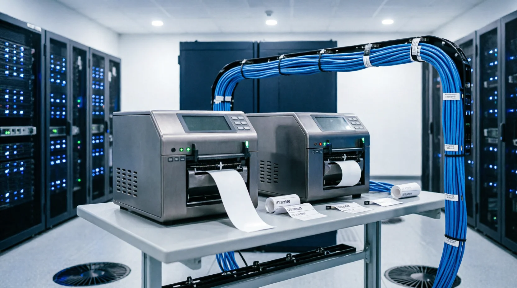 Industrial Printer Label Rollout for Enterprise