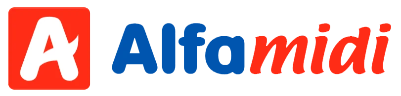 Logo Alfamidi, klien Intilogy