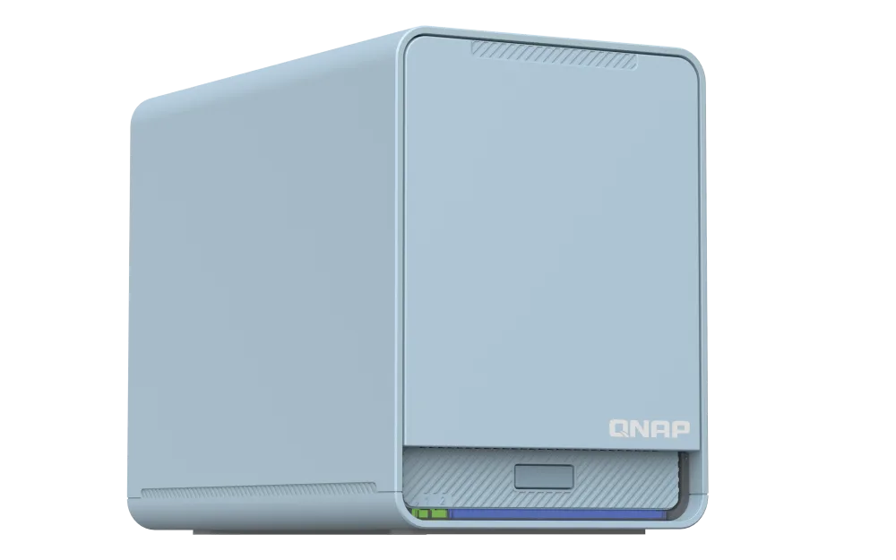 QNAP QMiroPlus-201W — QMiroPlus-201W: WiFi Mesh Tri-band home SD-WAN router, with 2 x 2.5" SSD hardisk