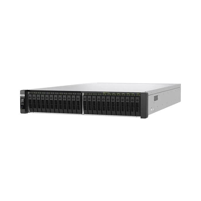 QNAP TDS-h2489FU-R2-4314-256G — 24-Bay all-flash U.2 NVMe PCIe Gen4 dual-processor NAS