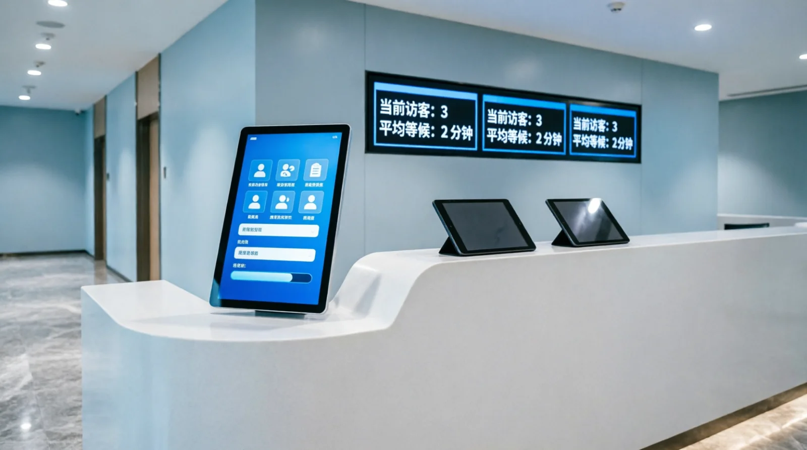 Visitor Hospital Lobby Management for Enterprise