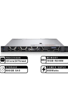 Dell Server R450 Xeon Silver 4310 16GB 600GB SAS PowerEdge